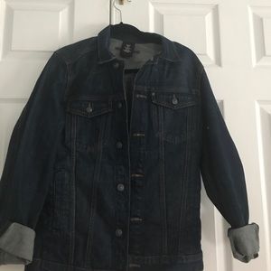 Oversized denim jacket